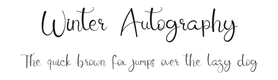 Winter Autography