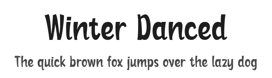 Winter Danced by 7NTypes β Decorative Font