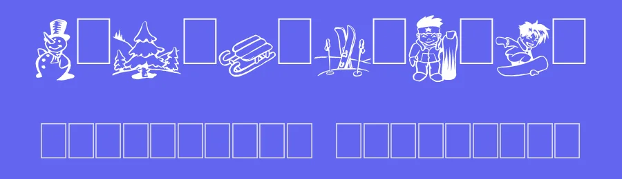 Winter Days by imagex — Dingbats Font — thumbnail 3