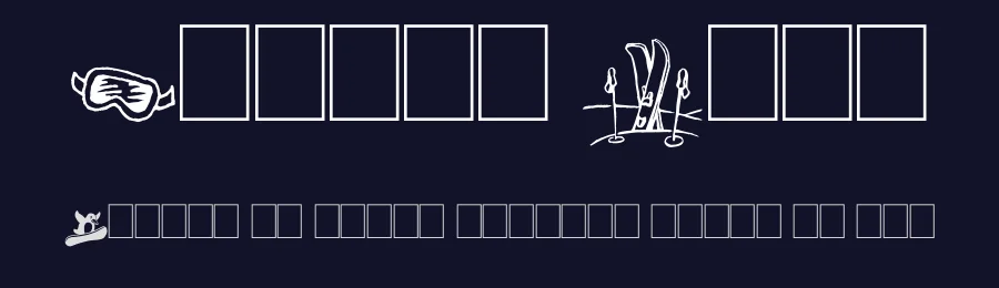 Winter Days by imagex — Dingbats Font — thumbnail 2