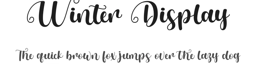 Winter Display by Fillo Graphic β Serif Font