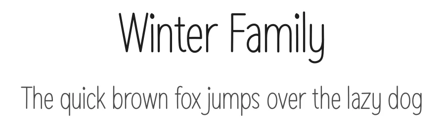Winter Family