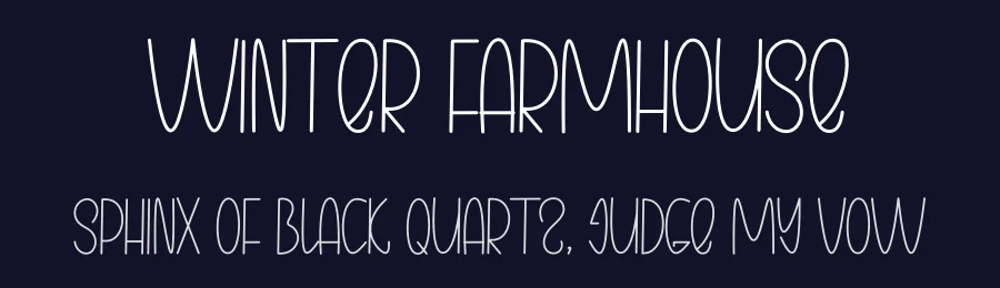 Winter Farmhouse by PiPi Creative STUDIO — Script Handwritten Font — thumbnail 2