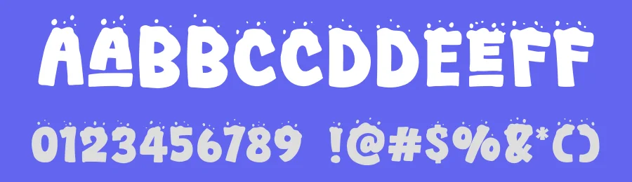 Winter Path by Khurasan — Decorative Font — thumbnail 3