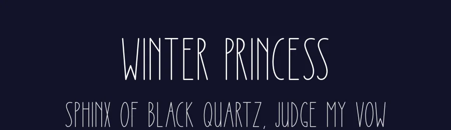 Winter Princess by Jimtype Studio — Decorative Font — thumbnail 2