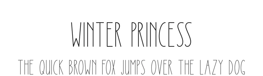 Winter Princess by Jimtype Studio — Decorative Font
