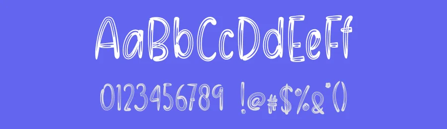 Winter Smile by Scratchones — Decorative Font — thumbnail 3