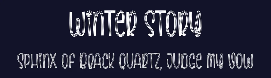 Winter Story by Scratchones — Decorative Font — thumbnail 2