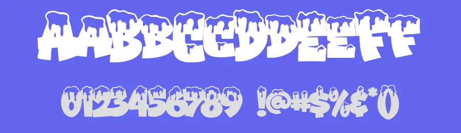 Winter Sunday by Blankids — Decorative Font — thumbnail 3