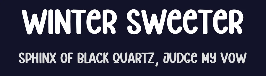 Winter Sweeter by Scratchones — Script Handwritten Font — thumbnail 2