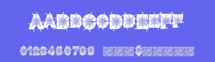 Winter Decor by Xerographer Fonts — Decorative Font — thumbnail 3