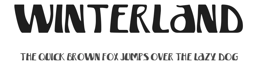 Winterland by Nevan Orr — Decorative Font