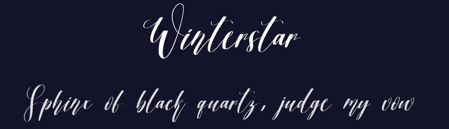 Winterstar by Scratchones — Script Handwritten Font — thumbnail 2