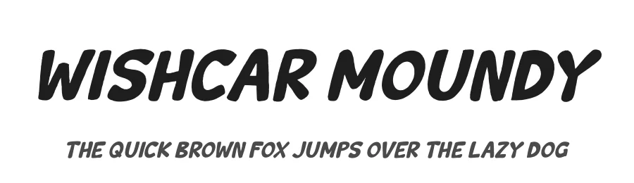 Wishcar Moundy by Perspectype Studio - Letterena.com β Decorative Font