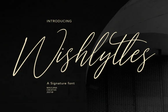 Wishlyttes Font by Maulana Creative — Script Handwritten Font