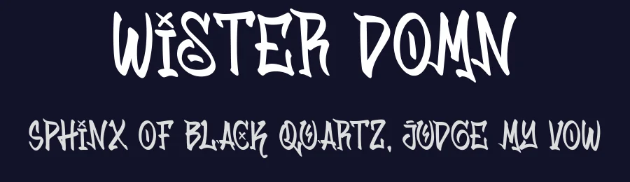 Wister Domn by Dedi Setiyawan — Script Handwritten Font — thumbnail 2