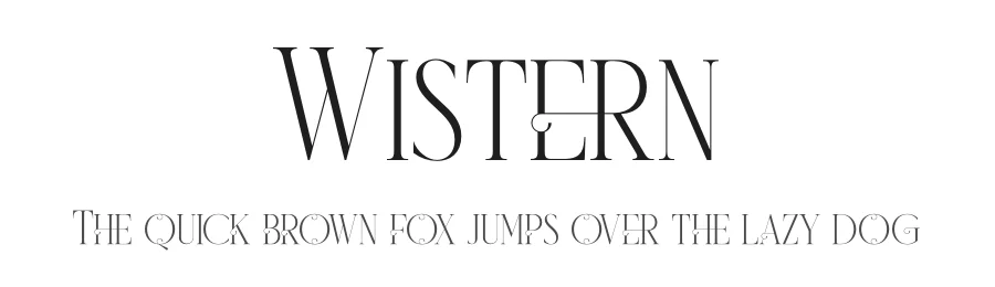 Wistern by Storytype Studio — Decorative Font