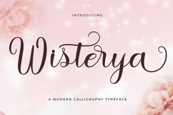 Wisterya Script Font by Black Studio β Font