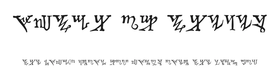 Witch of Thebes by IndigoAvemour — Dingbats Font