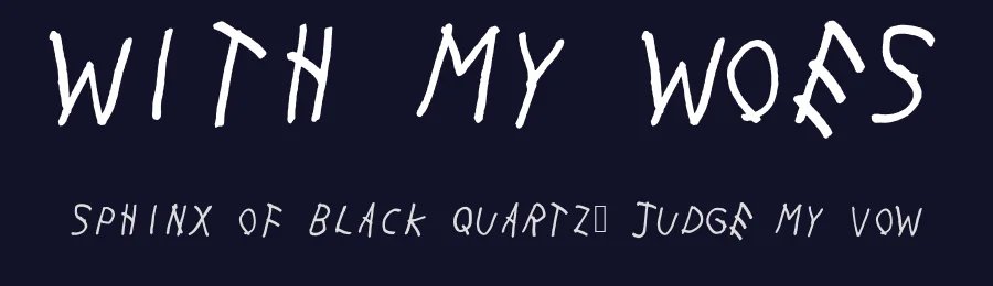 With My Woes by OJ Customs — Script Handwritten Font — thumbnail 2