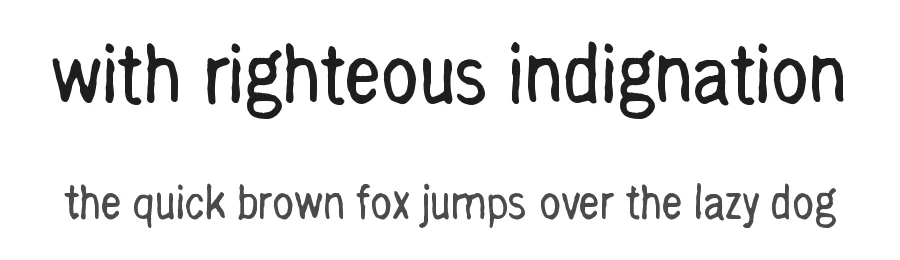 With Righteous Indignation
