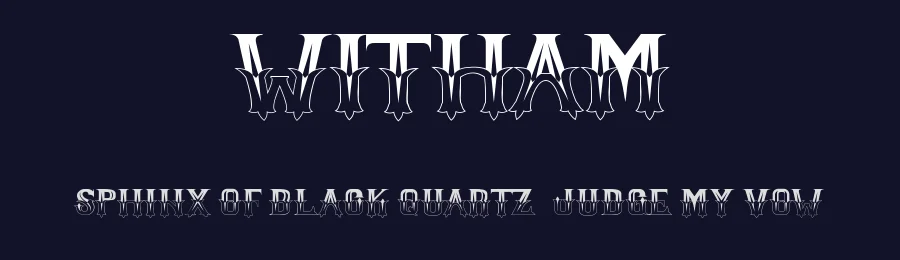 Witham by BrandSemut — Decorative Font — thumbnail 2