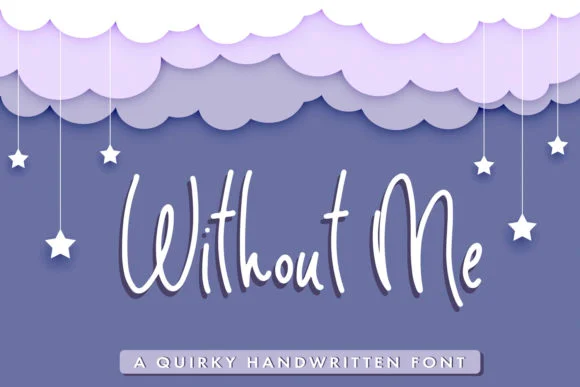 Without Me Font by freelingdesignhouse — Script Handwritten Font