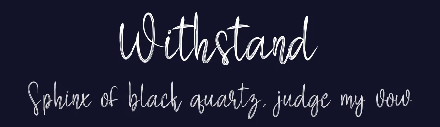 Withstand by Scratchones — Script Handwritten Font — thumbnail 2