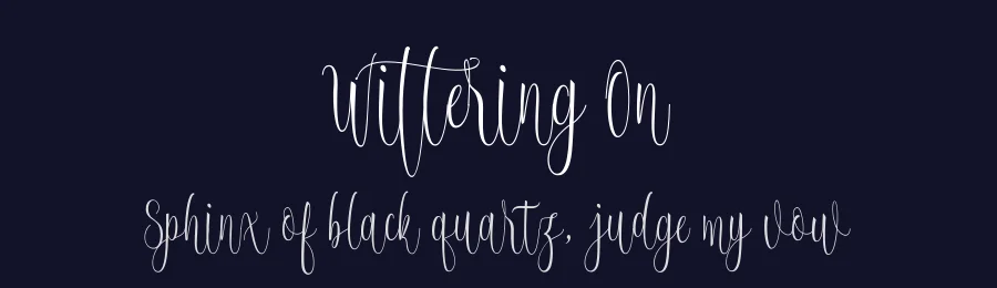 Wittering On by Deniz86 — Script Handwritten Font — thumbnail 2