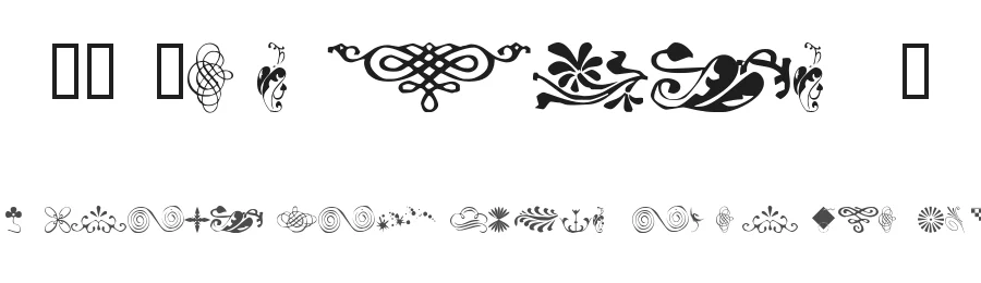 WM Designs 1 by WillyMac — Dingbats Font