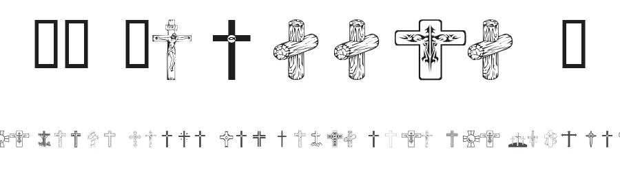 WM Crosses 1 by WillyMac — Dingbats Font