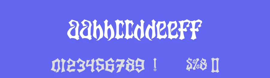 Wolf Bones by Solv Vast — Blackletter Font — thumbnail 3