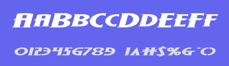 Wolf's Bane Super-Expanded by Iconian Fonts — Decorative Font — thumbnail 3