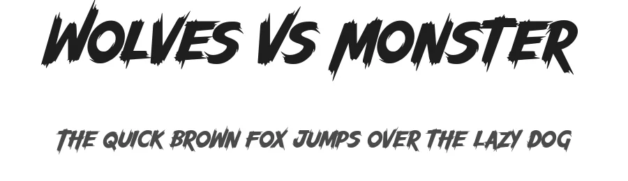 Wolves Vs Monster