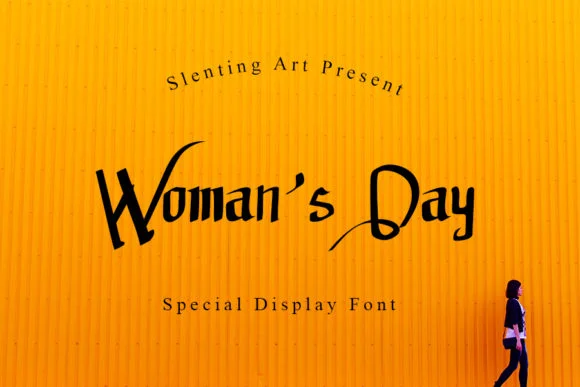 Woman's Day Font by Slenting Art — Script Handwritten Font