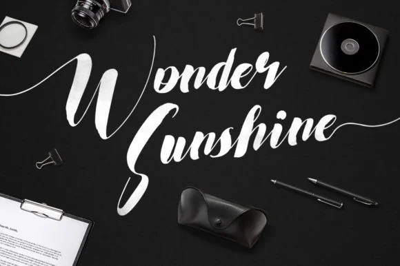 Wonder Sunshine Font by Maulana Creative — Script Handwritten Font