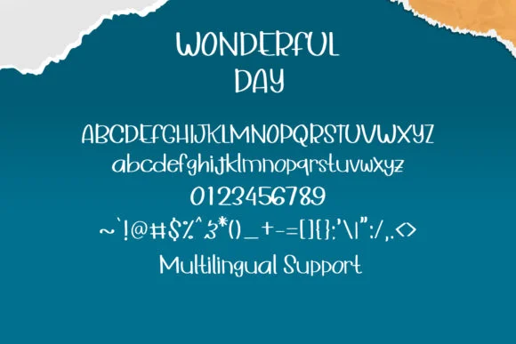 Wonderful Day Font by boogaletter — Script Handwritten Font — thumbnail 6