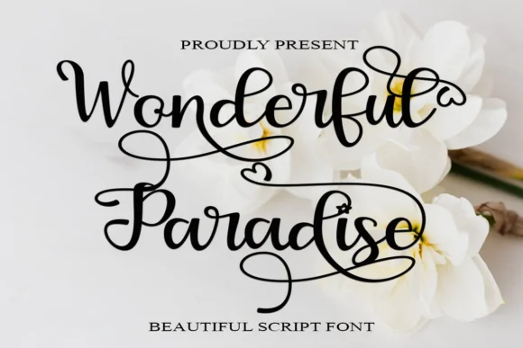 Wonderful Paradise Font by Supersemar Letter — Script Handwritten Font