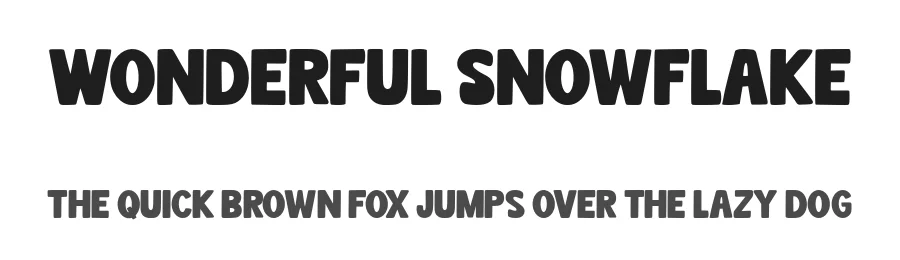 Wonderful Snowflake