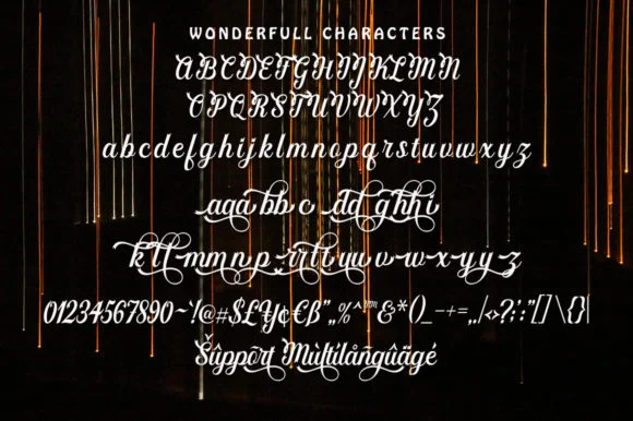 Wonderfull Font by akifatype — Script Handwritten Font — thumbnail 3