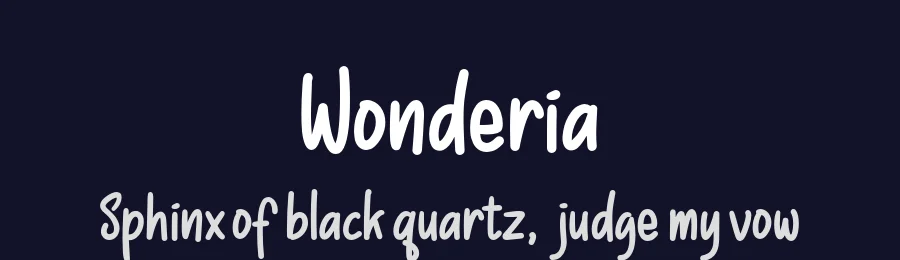 Wonderia by Almeera Studio — Script Handwritten Font — thumbnail 2