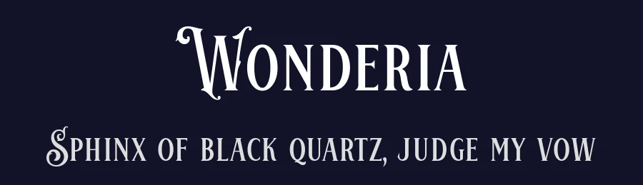Wonderia by 7NTypes — Decorative Font — thumbnail 2
