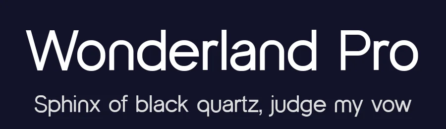 Wonderland Pro by UI Creative — Sans Serif Font — thumbnail 2