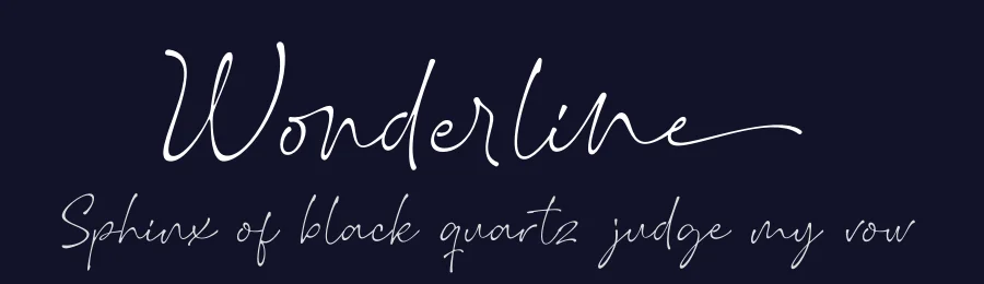Wonderline by Subectype & Orenari — Script Handwritten Font — thumbnail 2