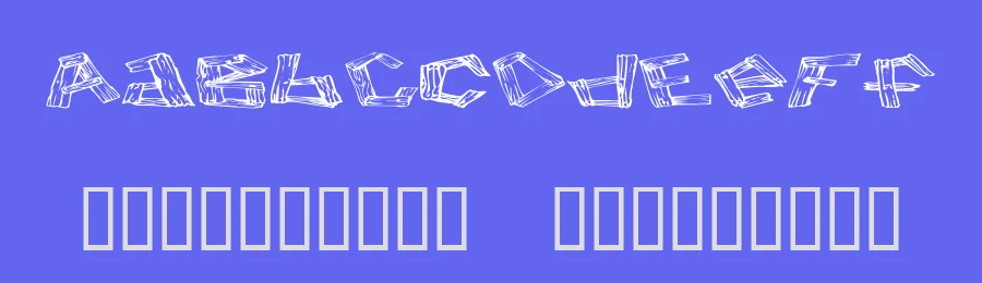 Wood 2 — Decorative Font — thumbnail 3