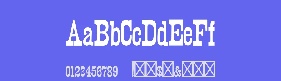 Wood Print by Elo  Marc — Decorative Font — thumbnail 3