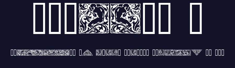 Woodcut 1 by Listemageren — Dingbats Font — thumbnail 2