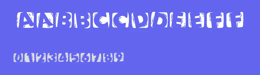 Woodcutted Caps by Manfred Klein — Decorative Font — thumbnail 3