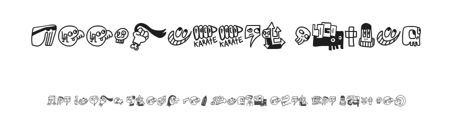 Woodcutter Asylum by Woodcutter β Dingbats Font