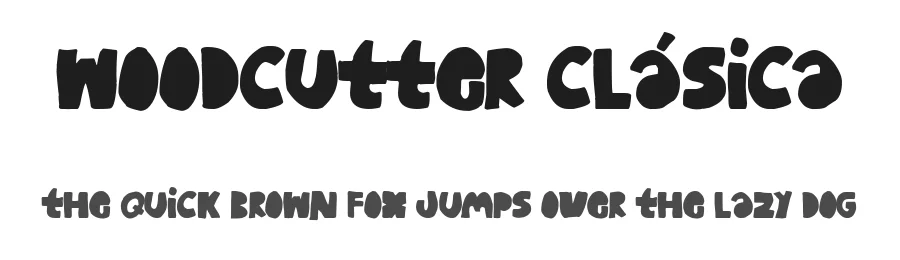 Woodcutter Clásica by Woodcutter — Decorative Font
